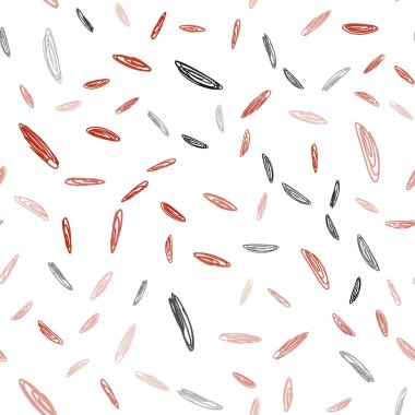 Koyu kırmızı daire şekilleriyle birlikte sorunsuz düzen vektör. Renkli gradyan ile arka plan üzerinde bulanık kabarcıklar. Güzel tasarım, iş reklam için.