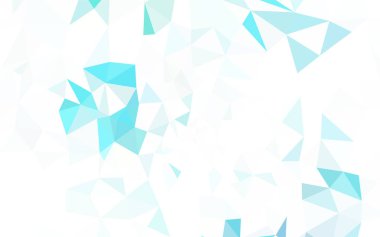 Koyu mavi parlayan üçgen kapak vektör. Gradyan ile Origami tarzında yaratıcı geometrik şekil. Marka kitap için yeni şablon.