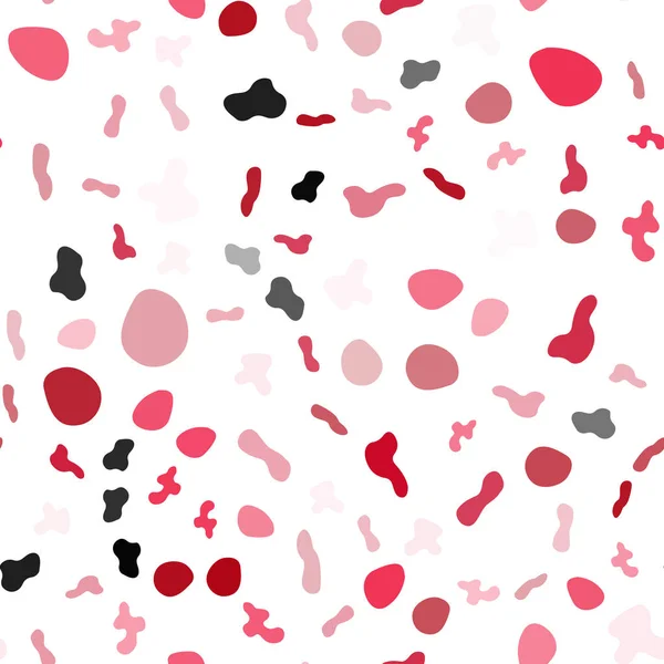 Fond Sans Couture Vecteur Rouge Clair Avec Des Cercles Incurvés — Image vectorielle