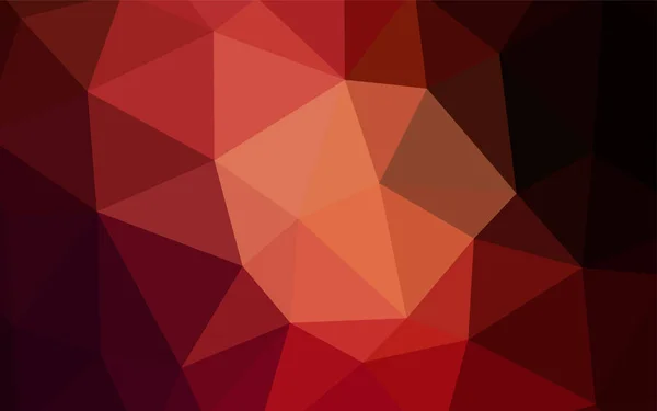 Тёмно Красный Вектор Абстрактный Многоугольный Шаблон Современная Абстрактная Иллюстрация Треугольниками — стоковый вектор