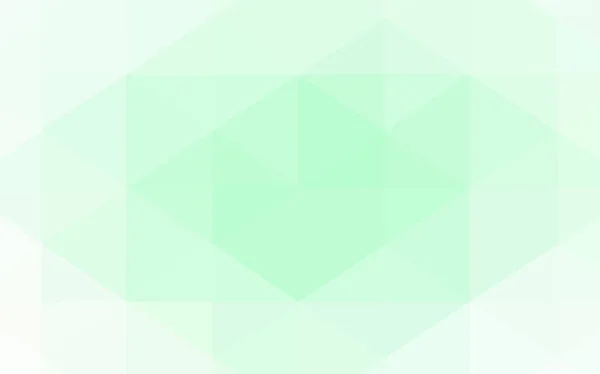 Hellgrüne Vektor Low Poly Layout Dreieckige Geometrische Probe Mit Steigung — Stockvektor