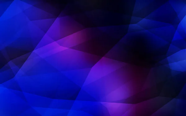 濃いピンク ブルー モザイクの抽象的な背景をベクトルします グラデーションで三角形の幾何学的なサンプル Web サイトの新しいテクスチャ — ストックベクタ