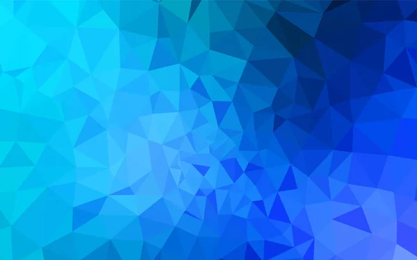 Luz Azul Vector Abstracto Fondo Mosaico Ilustración Colores Brillantes Con — Vector de stock