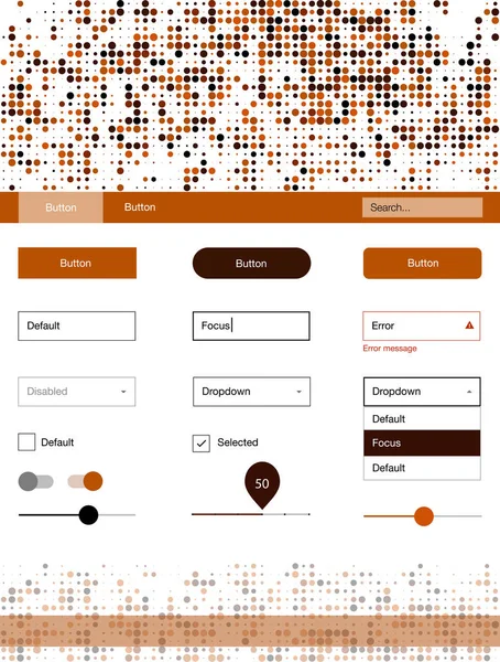 Koyu kırmızı vektör tel kafes kiti noktalı. Başlığını renkli gradyan daireler modern stil kılavuzu. Sen-ebilmek kullanma için açılış sayfaları bu şablonu.