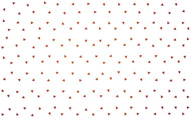 Küçük üçgenler beyaz zemin üzerine koyu kırmızı vektör. Üçgen soyut doku Illustration. Afiş, poster, kapak için desen tasarım.