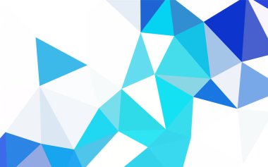 Koyu mavi vektör düşük poli doku. Çokgen şekilleri ile bir örnek. İşiniz için yeni tasarım.