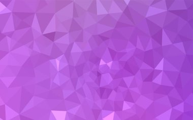 Hafif mor vektör düşük poli düzeni. Üçgen geometrik örnek gradyan ile. Senin arka plan için dokulu deseni.