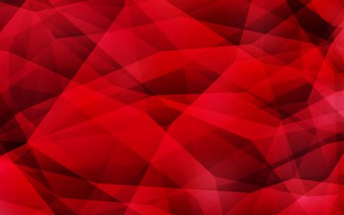 Koyu kırmızı vektör degrade üçgenler şablonu. Noktalı resim stili üçgenler ile yaratıcı çizimde. İş tasarımınız için yeni stil.