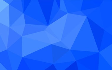 Hafif mavi vektör düşük poli düzeni. Geometrik şekil gradyan ile Origami tarzında. Yeni şablon-ebilmek var olmak kullanılmış için marka kitap.