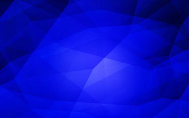 Hafif mavi vektör soyut mozaik desen. Gradyan ile poligonal soyut resim. İş tasarımınız için yeni stil.