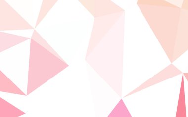 Hafif pembe vektör zemin Çokgen. Noktalı resim stili üçgenler ile yaratıcı çizimde. Web siteniz için yeni bir doku.