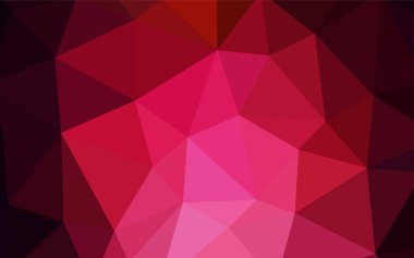 Koyu kırmızı vektör degrade üçgenler doku. Gradyan ile zarif parlak poligonal illüstrasyon. Web siteniz için yeni bir doku.