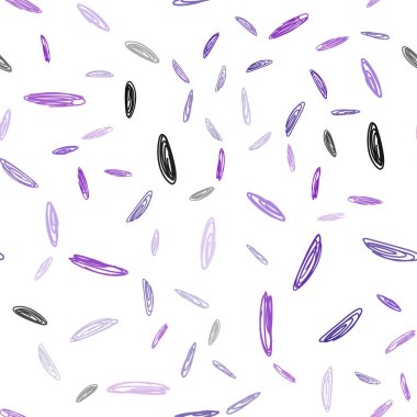 Mor ışık, vektör küreler ile seamless modeli pembe. İllüstrasyon renkli soyut daireler parlayan ayarlanmış. Reklam, poster, afiş, Web sitenizin için yeni tasarım.