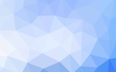 Üçgen kapak parlayan ışık mavi vektör. Üçgen geometrik örnek gradyan ile. Tasarımınız için üçgen desen.