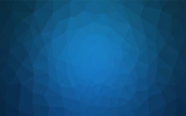 Açık BLUE vektörü soyut çokgen arkaplan. Gradyanı olan zarif parlak çokgen çizimi. Bir markanın arkaplanı için desen.