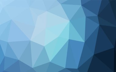 Üçgen kapak parlayan ışık mavi vektör. Gradyan ile Origami tarzında yaratıcı geometrik şekil. İş tasarımınız için üçgen desen.