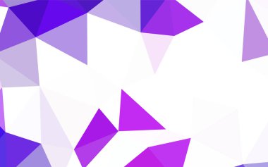 Hafif mavi vektör düşük poli doku. Üçgenler ile modern soyut resim. Afiş için tamamen yeni şablon.