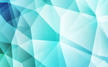 Işık yeşil vektör üçgen mozaik doku. Glitter soyut resim zarif bir üçgen ile. Desen için bir marka kitabın zemin.