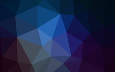 Hafif mavi vektör üçgen mozaik kapak. Üçgenler ile renkli soyut resimde. İş tasarımınız için yeni stil.