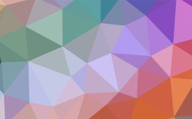 Işık çok renkli vektör düşük poli kapak. Gradyan ile zarif parlak poligonal illüstrasyon. İş tasarımınız için yeni stil.