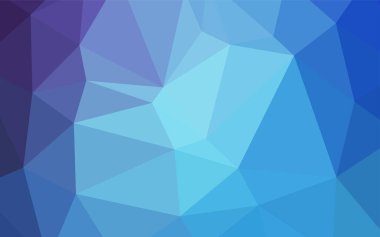 Hafif pembe, mavi vektör poligonal arka plan. Gradyan ile poligonal soyut resim. İşiniz için yeni tasarım.