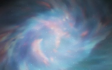 Astronomik yıldız ile koyu mavi vektör kapak. Bulanık arka plan gradyan ile üzerinde alan yıldız. Desen astronomi Web siteleri için.