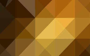 Koyu turuncu vektör üçgen mozaik şablonu. Geometrik şekil gradyan ile Origami tarzında. İşiniz için yeni tasarım.