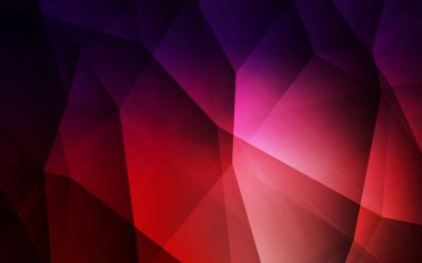 Koyu mavi, kırmızı vektör soyut mozaik arka plan. Tamamen yeni bir renk illüstrasyon poligonal bir tarzda. Senin arka plan için dokulu deseni.