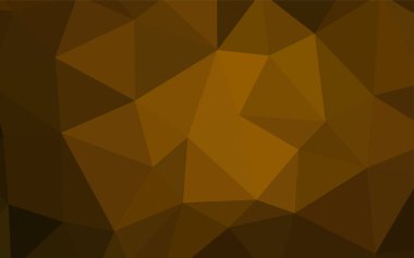 Koyu turuncu vektör degrade üçgenler şablonu. Çokgen şekilleri ile bir örnek. Senin arka plan için dokulu deseni.