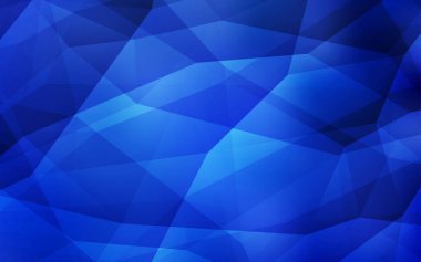 Hafif mavi vektör Çokgen arka plan. Gradyan ile poligonal soyut resim. Cep telefonu arka plan için şablon.