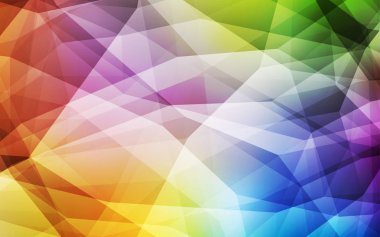 Işık çok renkli vektör düşük poli kapak. Noktalı resim stili üçgenler ile yaratıcı çizimde. Web siteniz için yeni bir doku.