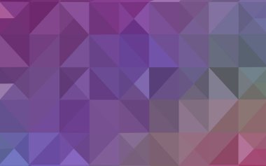 Işık çok renkli vektör poligonal model. Çokgen şekilleri ile bir örnek. Afiş için tamamen yeni bir şablon.