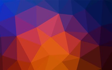 Üçgen düzen parlayan ışık mavi vektör. Gradyan ile zarif parlak poligonal illüstrasyon. Web siteniz için yeni bir doku.