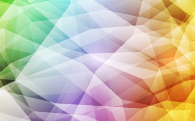 Işık çok renkli vektör düşük poli kapak. Çokgen şekilleri ile bir örnek. Web siteniz için yeni bir doku.