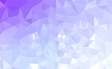 Hafif mor vektör soyut poligonal şablonu. Üçgenler ile renkli soyut resimde. Tasarımınız için üçgen desen.