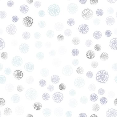 Hafif pembe, mavi vektör sorunsuz doğal arka plan. Çiçekli modern geometrik soyut resim. Desen renkli kitap ve sayfaların çocuklar için için.