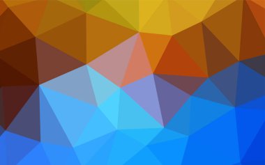 Hafif mavi vektör Çokgen arka plan. Renkli resimde gradyan ile poligonal tarzı. Cep telefonu arka plan için şablon.