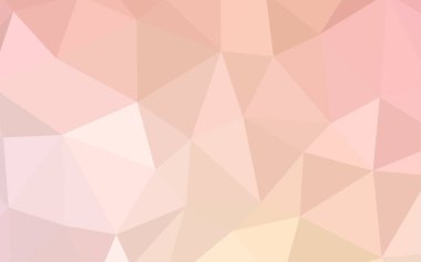 Işık turuncu vektör zemin Çokgen. Glitter soyut resim zarif bir üçgen ile. Marka kitap için yeni şablon.