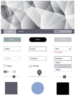 Hafif mavi vektör tel kafes kiti kristalleri ile. Basit malzeme tasarım kiti ile üçgen renkli mozaik. Sen-ebilmek kullanma için açılış sayfaları bu şablonu.