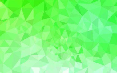 Işık yeşil vektör poligonal model. Üçgenler ile renkli resimde parlayan. Senin arka plan için dokulu deseni.