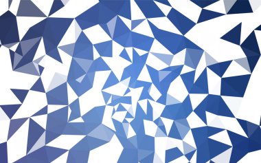 Hafif mavi vektör soyut mozaik zemin. Gradyan ile Origami tarzında yaratıcı geometrik şekil. İş tasarımınız için yeni stil.