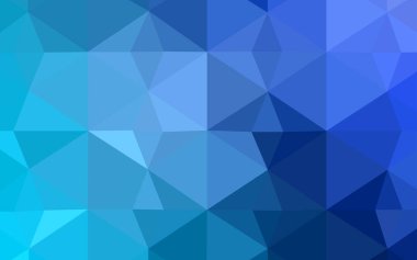 Üçgen zemin parlayan ışık mavi vektör. Üçgenler ile modern soyut resim. İş tasarımınız için yeni stil.