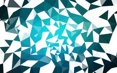 Koyu mavi vektör üçgen mozaik kapak. Geometrik şekil gradyan ile Origami tarzında. Senin arka plan için dokulu deseni.