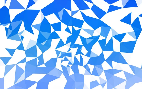 Vector Niebieski Światło Abstrakcja Szablon Wielokątne Creative Geometrycznej Ilustracja Stylu — Wektor stockowy