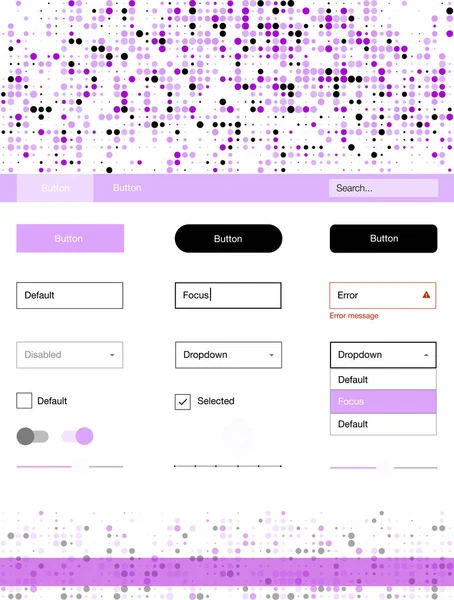Hafif pembe vektör stil rehberi daireler ile. Web Kullanıcı arabirimi kiti başlığını soyut degrade daireler ile. Açılış sayfanız için modern şablon.