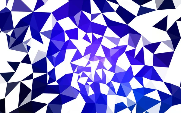 Koyu mavi vektör soyut mozaik arka plan. Üçgenler ile renkli resimde parlayan. Cep telefonu arka plan için şablon.