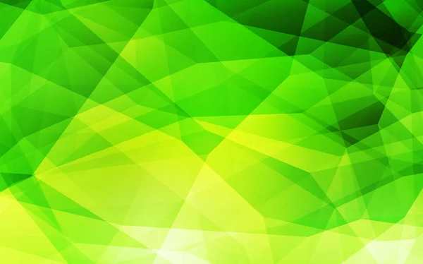 Vecteur Vert Clair Faible Texture Poly Illustration Abstraite Polygonale Avec — Image vectorielle