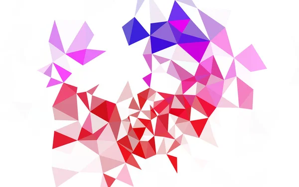 Bleu Clair Vecteur Jaune Brillant Fond Triangulaire Illustration Abstraite Moderne — Image vectorielle