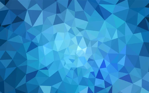 Light Blue Vector Low Poly Texture Polygonal Abstract Illustration Gradient — Stock Vector
