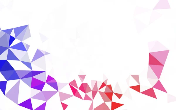 Dark Purple Struttura Mosaico Vettoriale Triangolo Illustrazione Astratta Glitter Con — Vettoriale Stock